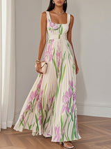 Mary™ - Elegantes Plissee-Maxikleid