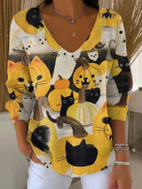 Beatrice – Pullover mit V-Ausschnitt