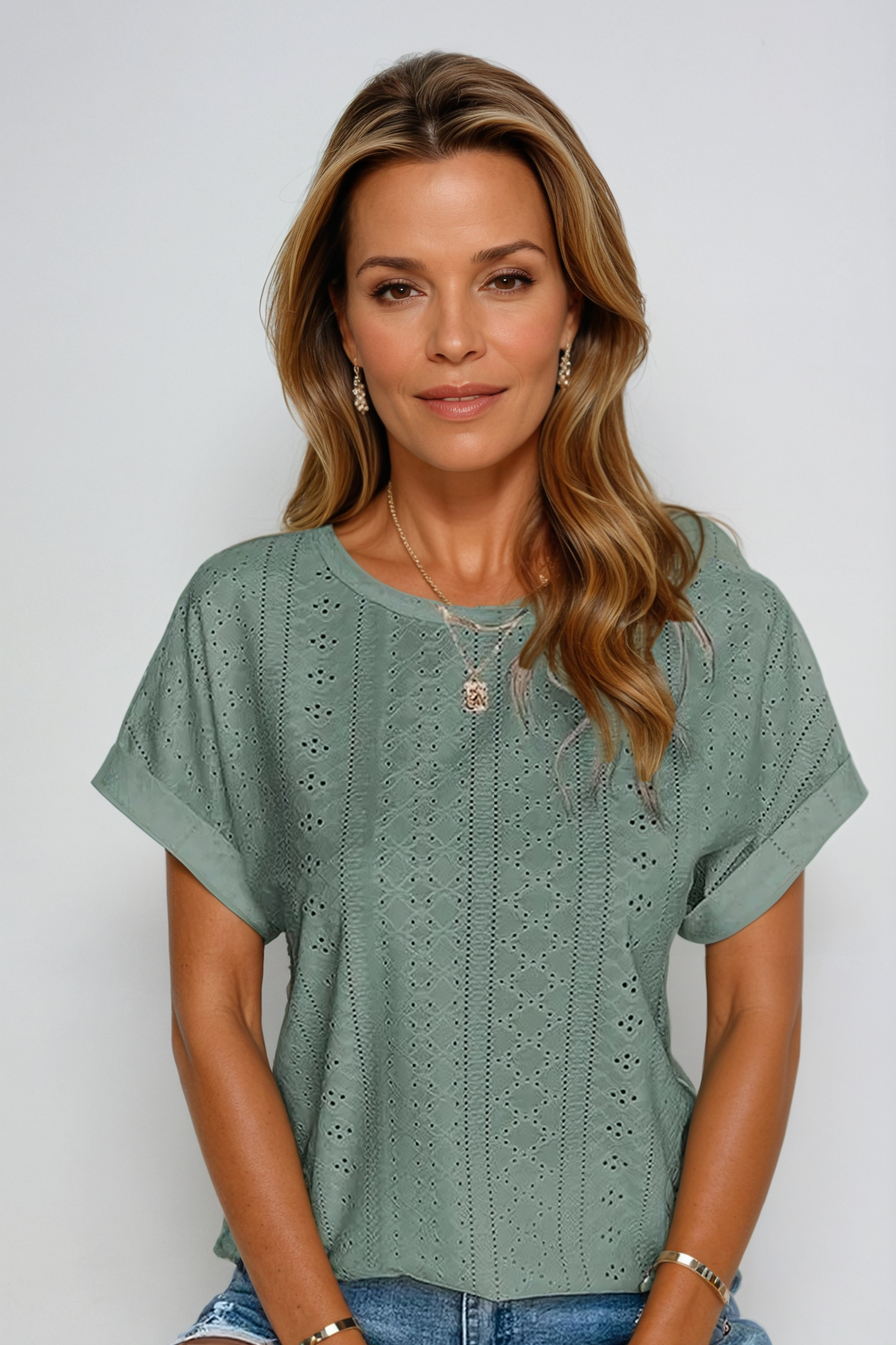 Becky™ | Lässiges Lochmuster-Top