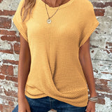 Carrie™ - Bequemes T-Shirt mit Twist-Saum