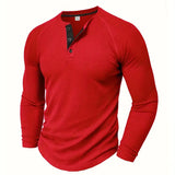 Chad™ - Herren Henley-Shirt