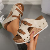 Dahlia™ - Modische Wedge-Plateau-Sandalen