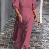 Juliana - Elegantes Kleid mit Puffärmeln