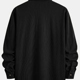 Bryce | Herren Langarm-Overshirt mit Taschen und Knöpfen