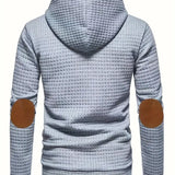 Emanuele - Männer Waffel Casual Hoodies