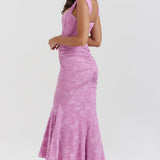 Boheme - Ärmelloses Raffung Bodycon Abendkleid