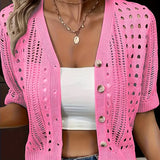 Kendall™ - Trendy Kurzarm-Cardigan