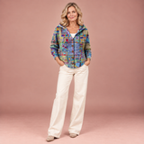Charlotte | Bequemer Strickcardigan mit Kapuze