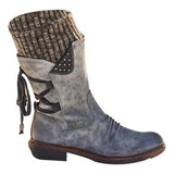 Valeria - Wasserdichte Stiefel Mit Reißverschluss An Der Wade