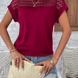 Talia™ - Lässiges Spitzen-Batwing-T-Shirt