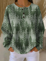 Inga | Weihnachts-Pullover mit klassischem Baum-Motiv