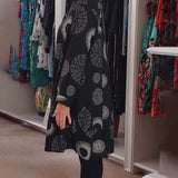 Marlene™ - Lässiges Kleid mit geometrischem Druck