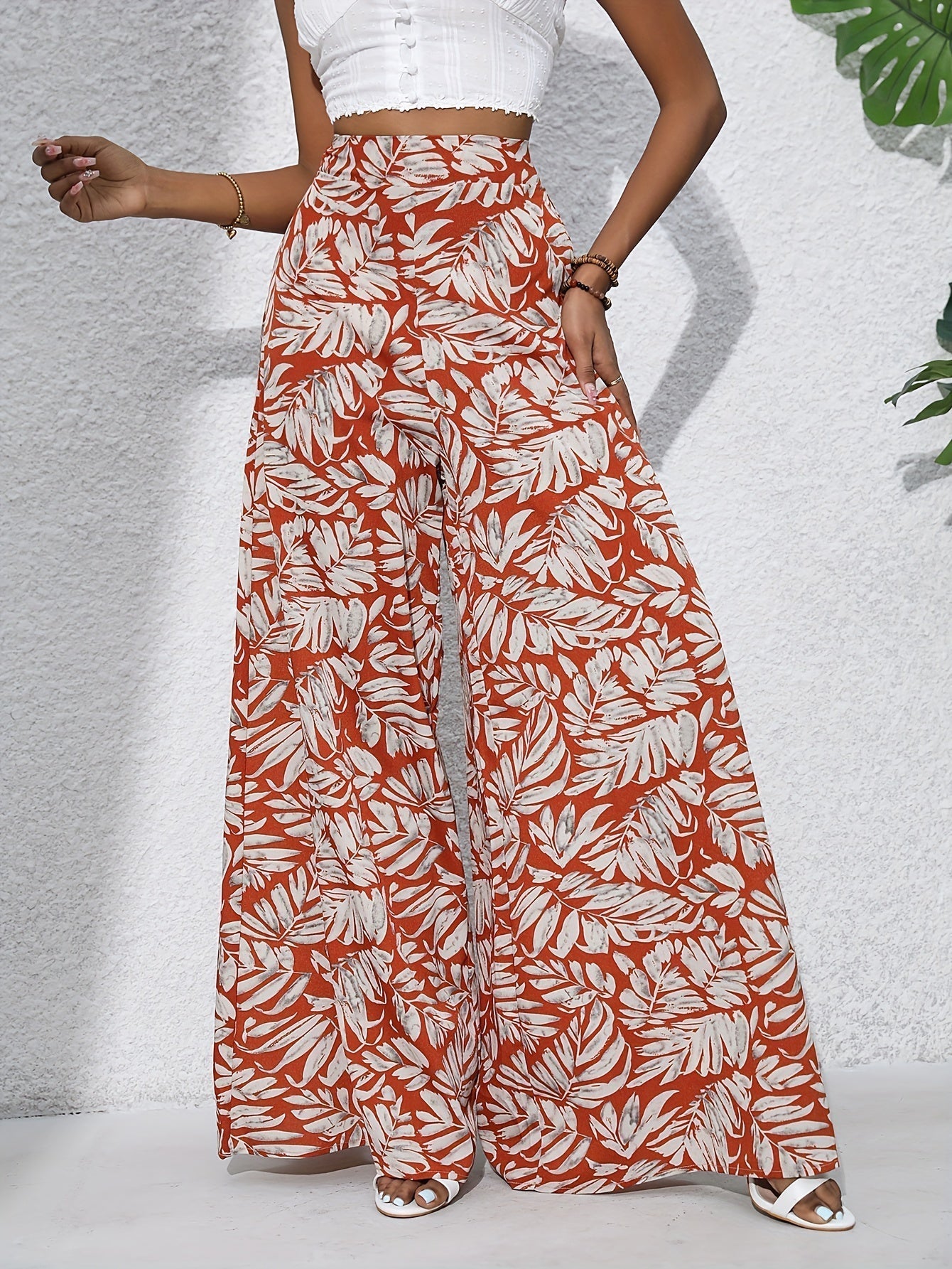 Jane™ - Bohemian Blumige Chiffon-Hosen