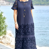 Cora™ - Elegantes Plissiertes Damenkleid