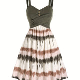 Gisele™ - Bequemes ärmelloses Sommerkleid mit Batikmuster