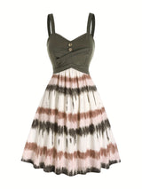 Gisele™ - Bequemes ärmelloses Sommerkleid mit Batikmuster