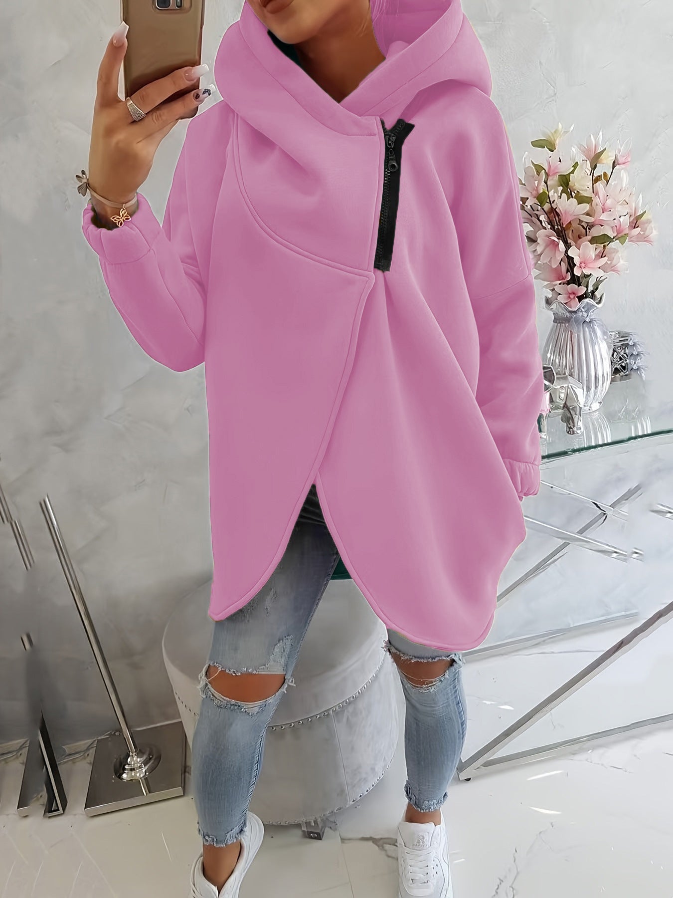 Emma™ - Bequemer Zip-Up Hoodie