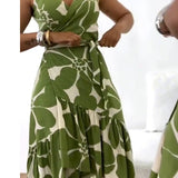 Britte | Luftiges Tunika-Kleid mit Resort-Print
