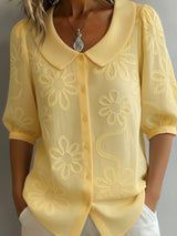 Aurélie™ — Leichte Bluse mit floralem Design für natürliche Eleganz