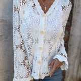 Nadia™ - Bequemer Spitzen-Cardigan