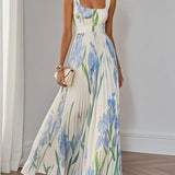 Mary™ - Elegantes Plissee-Maxikleid