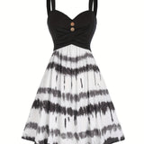Gisele™ - Bequemes ärmelloses Sommerkleid mit Batikmuster