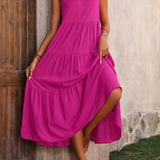 Odette™ - Bequemes V-Ausschnitt Schichtenkleid