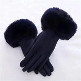 Winterhandschuhe mit Kunstfell