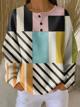 Karin | Pullover mit buntem Karomuster