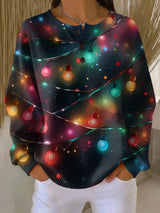 Sanna | Weihnachts-Pullover mit Laternen und gemütlichem Flair