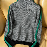 Clara – Gestreifter Rollkragenpullover