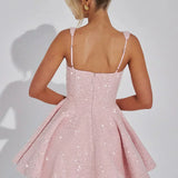 Hazel™ - Schickes Mini-Blush-Kleid