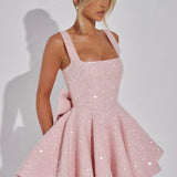 Hazel™ - Schickes Mini-Blush-Kleid
