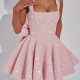 Hazel™ - Schickes Mini-Blush-Kleid