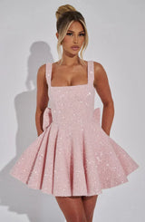 Hazel™ - Schickes Mini-Blush-Kleid