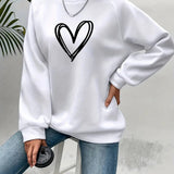 Heartzone - Lässiges Sweatshirt Mit Herzmotiv