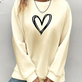 Heartzone - Lässiges Sweatshirt Mit Herzmotiv