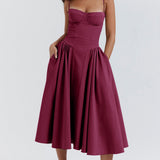 Phoebe - Vintage Cross-Border Modisches Tank Langkleid