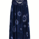 Allure - Besticktes Kleid mit Kacheldruck