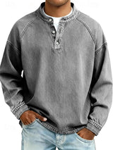 Amir | Gewaschenes Langarmshirt