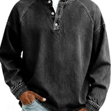 Amir | Gewaschenes Langarmshirt