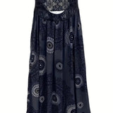 Allure - Besticktes Kleid mit Kacheldruck