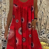 Allure - Besticktes Kleid mit Kacheldruck
