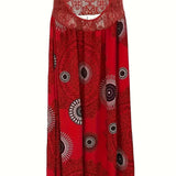 Allure - Besticktes Kleid mit Kacheldruck