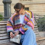 Aurelia | Damen Rundhals Langarmpullover