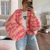 Aurelia | Damen Rundhals Langarmpullover