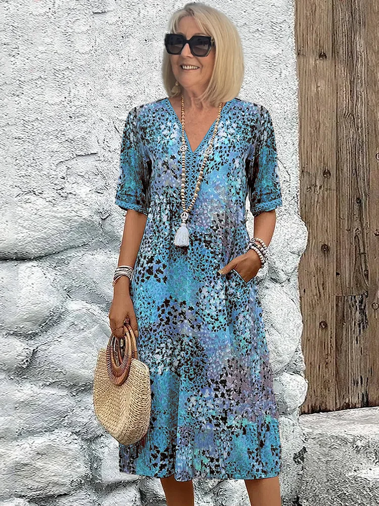 Fatima – Kleid mit Blumenmuster