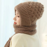 Mütze-und-Schal-Set für Damen