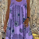 Allure - Besticktes Kleid mit Kacheldruck
