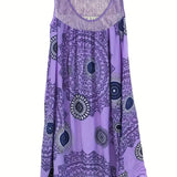 Allure - Besticktes Kleid mit Kacheldruck